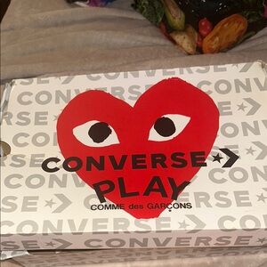 Converse Comme des Garçons Red Heart Sneakers